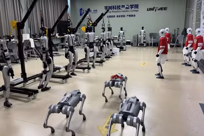 Unitree chưa chứng minh được "robot có thể tạo ra một thị trường công nghiệp đại trà và lợi nhuận khổng lồ" là một nguyên nhân khiến cổ phiếu lao dốc. Ảnh: Sohu.