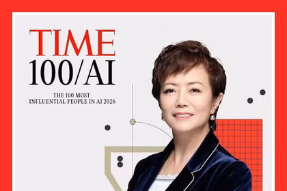 Lý Kha được tạp chí Time chọn vào Top 110 nhân vật có ảnh hưởng nhất trong lĩnh vực AI năm 2026. Ảnh: Sohu.