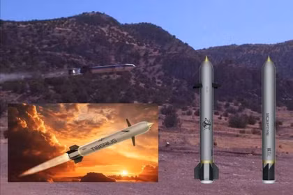 Đạn pháo AI Sceptre do Tiberius Aerospace phát triển. Ảnh: LTN.
