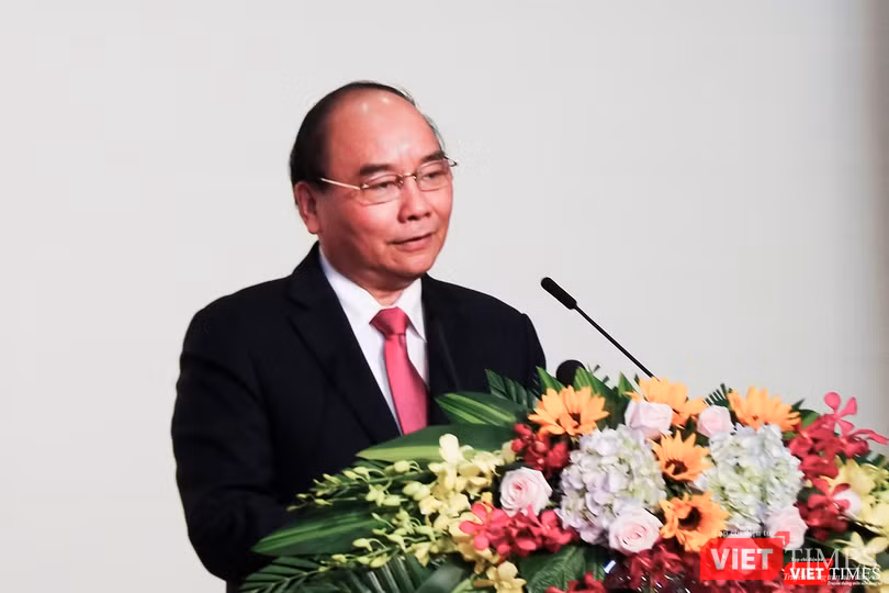 Thủ tướng Nguyễn Xuân Phúc phát biểu tại buổi lễ