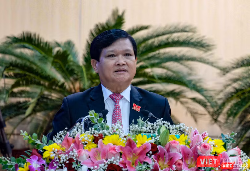 Ông Nguyễn Nho Trung - Chủ tịch HĐND TP Đà Nẵng phát biểu khai mạc kỳ họp