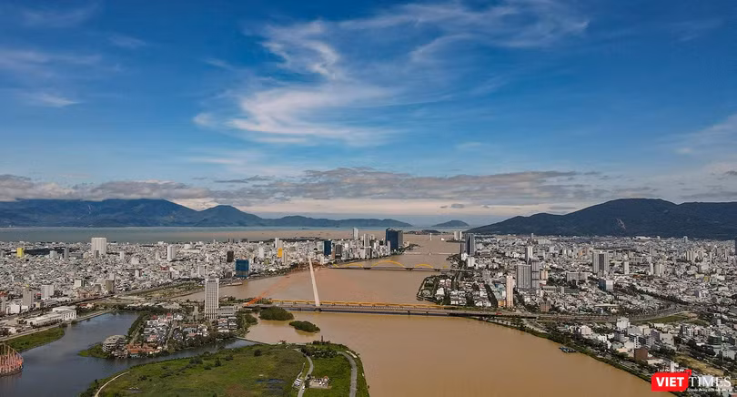 TP Đà Nẵng nhìn từ trên cao 