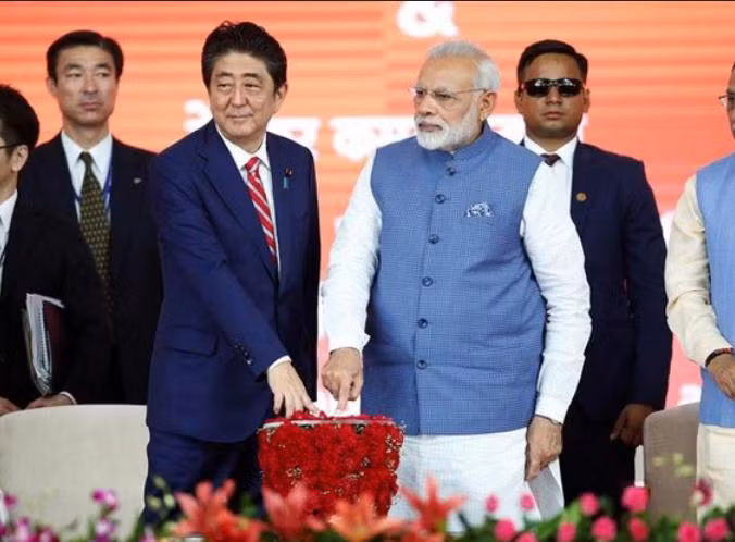 Thủ tướng Nhật Bản Shinzo Abe vừa tiến hành chuyến thăm Ấn Độ. Ảnh: India Today.