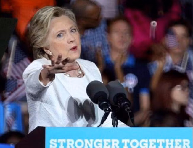 Bà Hillary Clinton, cựu Ngoại trưởng Mỹ, ứng cử viên Tổng thống của Đảng Dân chủ Mỹ. Ảnh: Sina