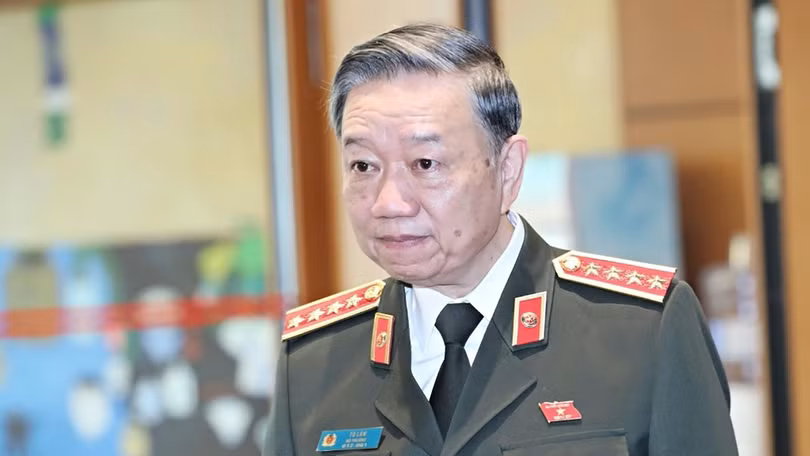 Bộ trưởng Công an Tô Lâm (Ảnh Thanhnien/Gia Hân)