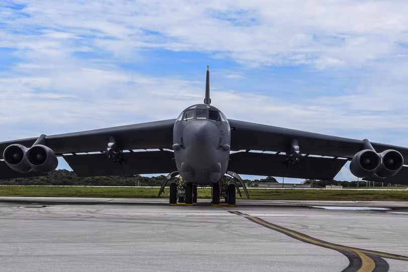Máy bay ném bom chiến lược B-52H Strato Fortress. Ảnh: Người quan sát, Trung Quốc.