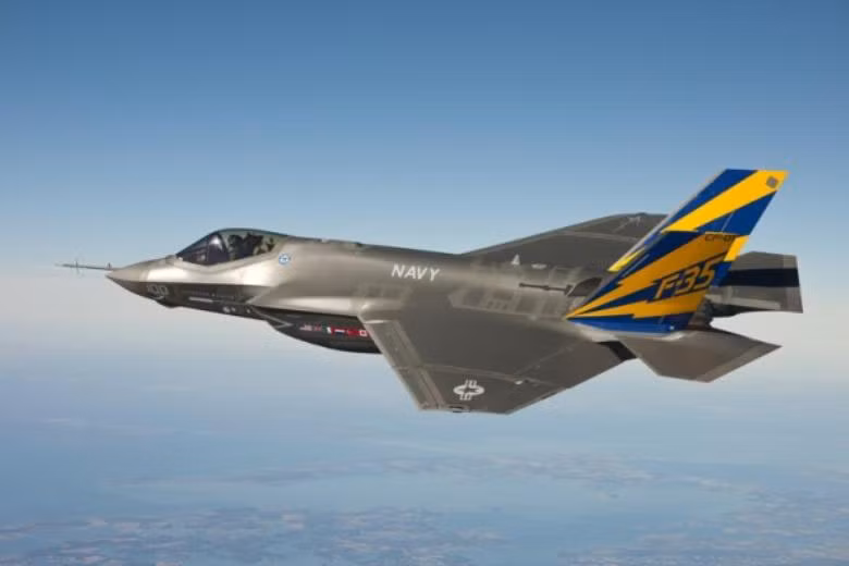 Máy bay chiến đấu tàng hình F-35C Mỹ. Ảnh: Epochtimes