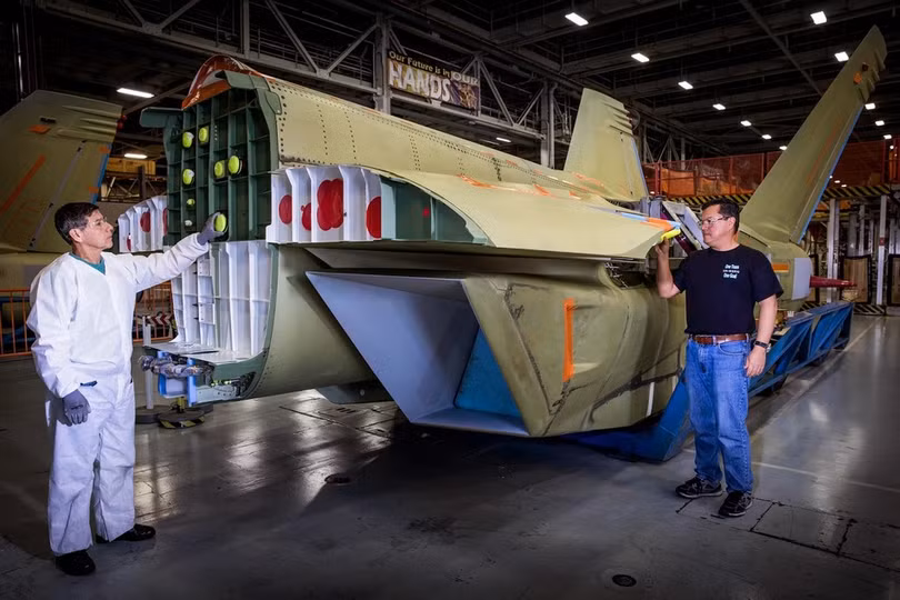 Máy bay tác chiến điện tử EA-18G của Quân đội Australia được chể tạo. Ảnh: Thời báo Hoàn Cầu, Trung Quốc.