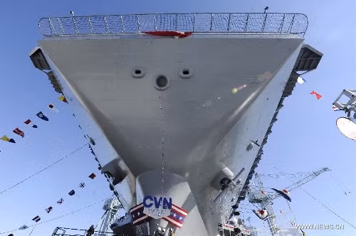 Tàu sân bay USS Gerald R. Ford CVN 78 Mỹ (ảnh tư liệu)