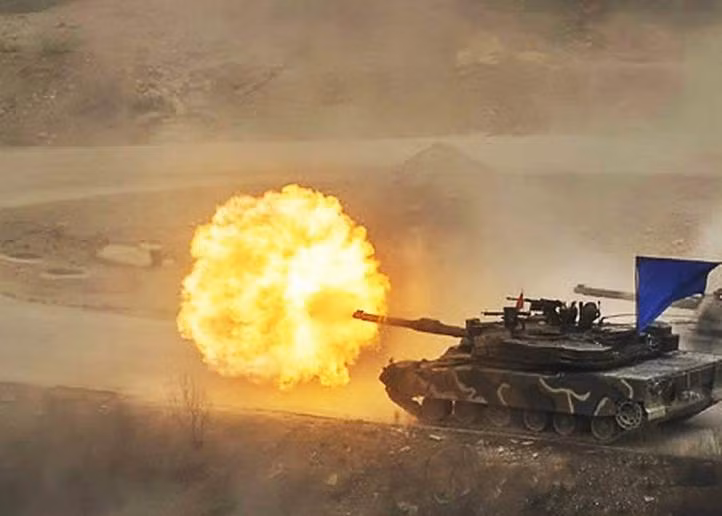 Quân đội Mỹ và Hàn Quốc tiến hành tập trận chung. Ảnh: Cankao.