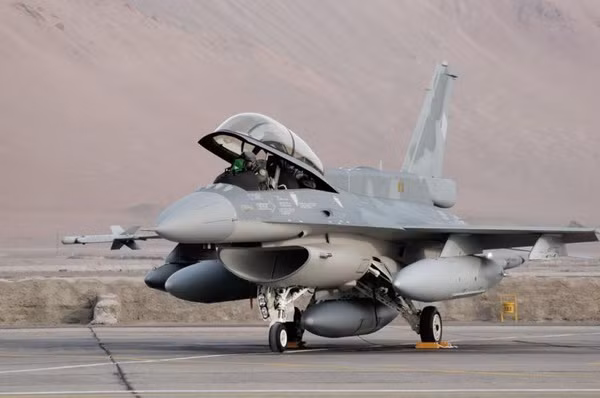 Máy bay chiến đấu F-16 do Mỹ chế tạo (ảnh tư liệu)