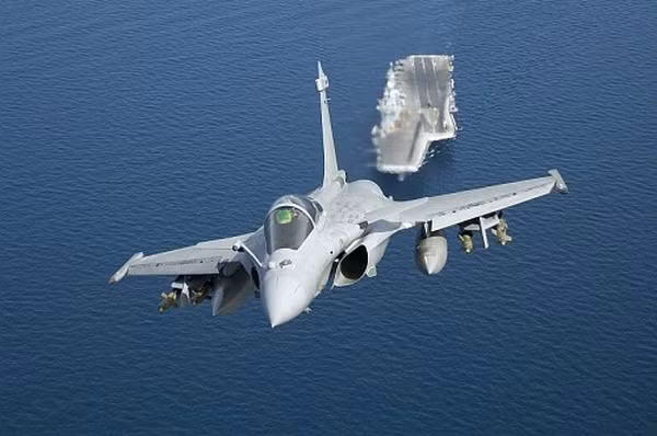 Máy bahy chiến đấu Rafale-M của Hải quân Pháp (ảnh tư liệu)