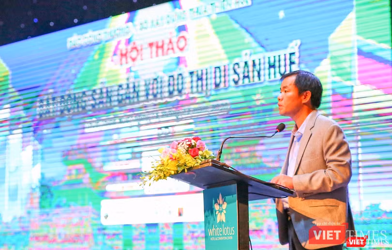 Ông Nguyễn Văn Phương – Phó Chủ tịch UBND tỉnh Thừa Thiên Huế phát biểu khai mạc hội thảo