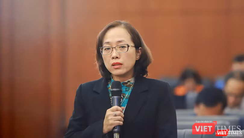 Bà Trần Thanh Thủy - Phó Giám đốc Sở Y tế TP Đà Nẵng Bà Trần Thanh Thủy - Phó Giám đốc Sở Y tế TP Đà Nẵng