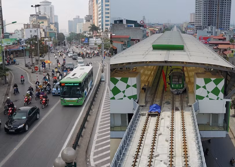 Tuyến đường sắt đô thị trên cao Cát Linh-Hà Đông dự kiến được đưa vào vận hành năm 2018