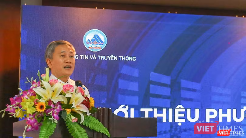 Ông Nguyễn Quang Thanh – Giám đốc Sở TT&amp;TT TP Đà Nẵng - phát biểu tại hội thảo