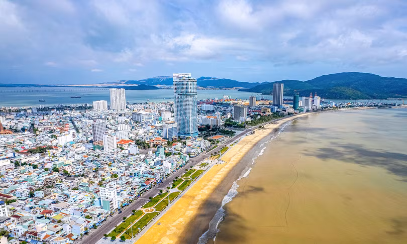 TP Quy Nhơn nhìn từ trên cao