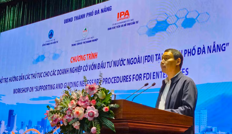 Ông Hồ Kỳ Minh – Phó Chủ tịch thường trực UBND TP Đà Nẵng phát biểu tại chương trình