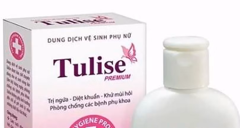 Sản phẩm mỹ phẩm Dung dịch vệ sinh phụ nữ Tulise 100ml (ảnh skds)