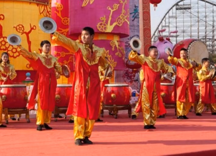 Lễ hội tại Thượng Hải, Trung Quốc. Ảnh: Kaixian.