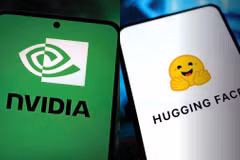 Nvidia chính thức công bố thỏa thuận mua lại Hugging Face với mức giá 12,93 tỷ USD. Ảnh: Getty.