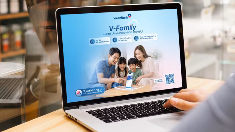 Gắn kết gia đình, mở khóa đặc quyền cùng V-Family của VietinBank