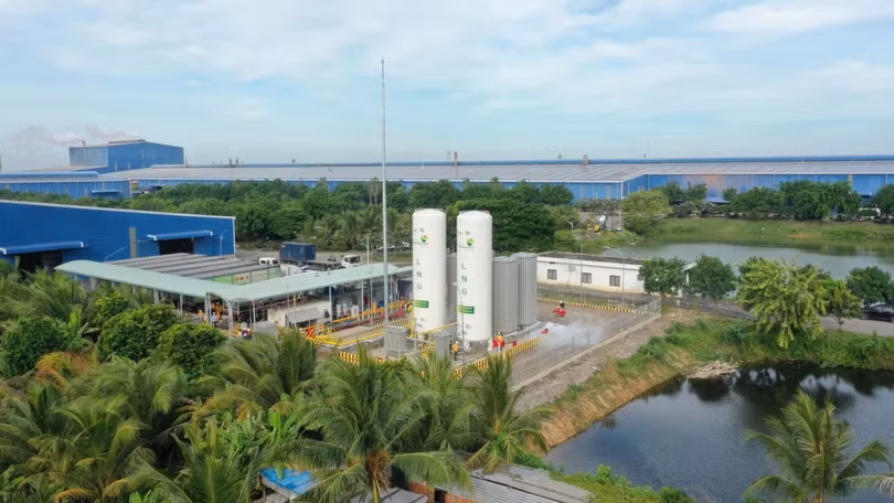 Quy mô nhà máy gạch men và trạm cấp CNG – LNG tích hợp tại Nhà máy Gạch men Hà Thanh Đồng Tháp