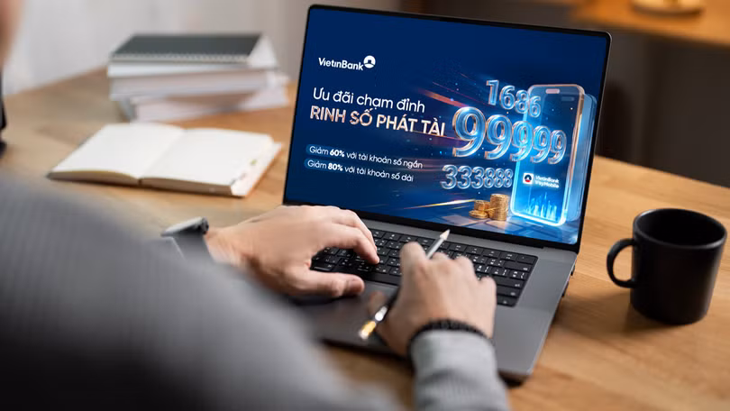 Cơ hội sở hữu tài khoản số đẹp từ ưu đãi lớn nhất năm của VietinBank