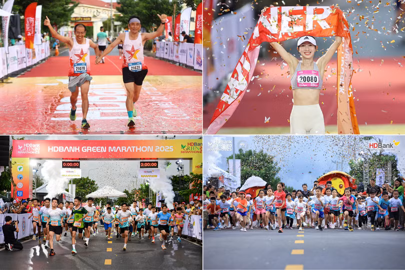 HDBank Green Marathon kết nối cộng đồng yêu thể thao ở nhiều độ tuổi.