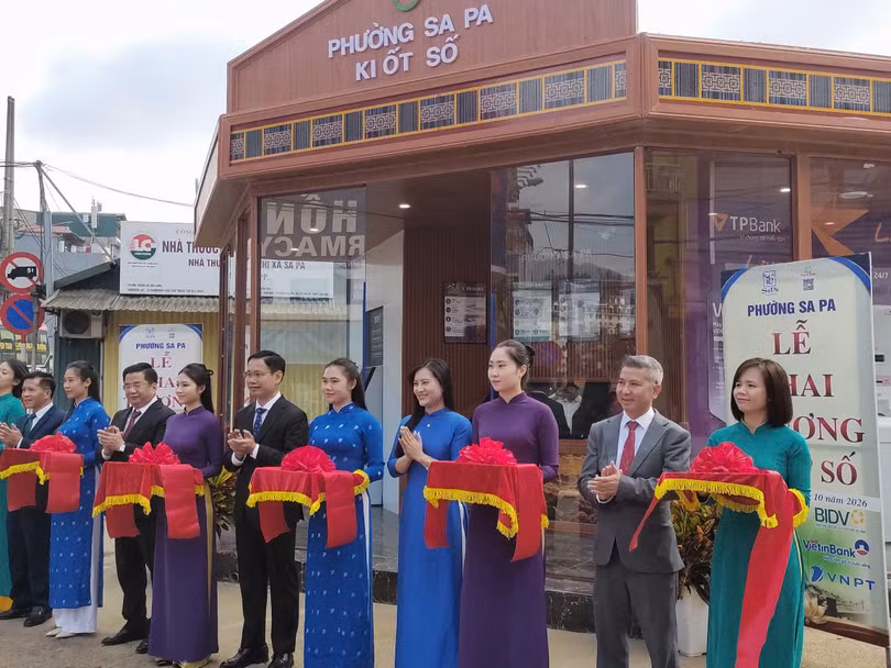 Phường Sa Pa khai trương Kios số.