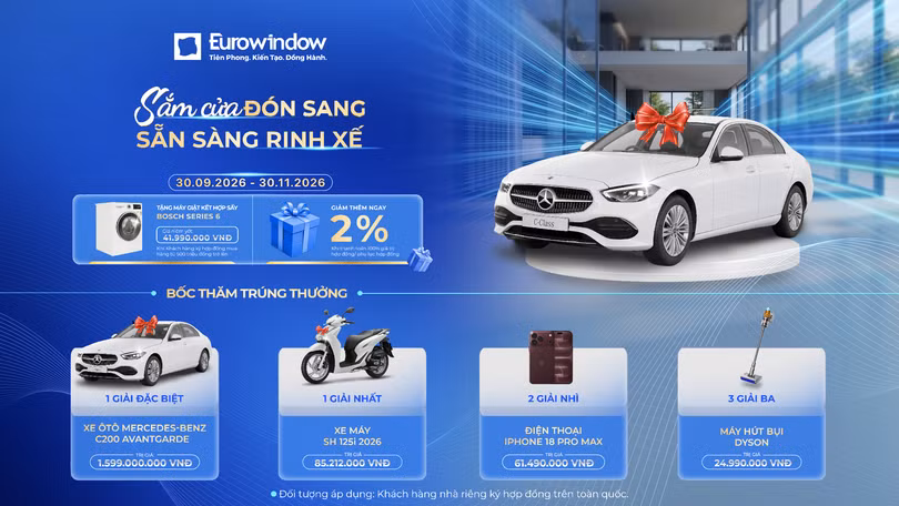 Chương trình áp dụng cho khách hàng nhà riêng trên toàn quốc ký hợp đồng và hoàn thành thủ tục thanh toán đặt cọc tối thiểu 30% đến hết ngày 08/12/2026.