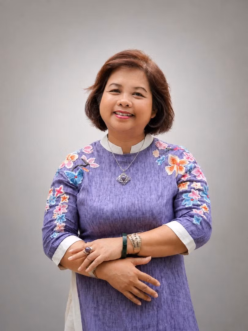 Bà Lê Tuệ Minh, Tổng giám đốc Tập đoàn đầu tư giáo dục Innochain, Chủ tịch hệ thống trường Edison. Ảnh: Edison.