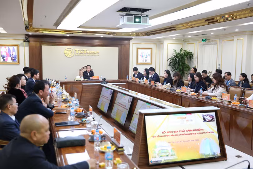 Toàn cảnh Hội nghị Ban Chấp hành mở rộng, tổng kết hoạt động năm 2025 và triển khai kế hoạch công tác năm 2026 của HANOISME.
