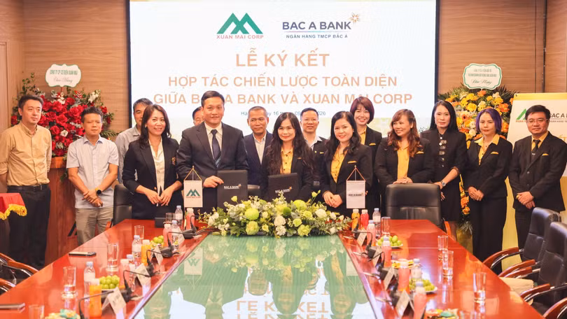 Xuân Mai Corp và BAC A BANK ký kết hợp tác chiến lược toàn diện, hướng tới phát triển bền vững 