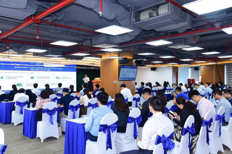 Đông đảo doanh nghiệp tham gia Workshop cho thấy các doanh nghiệp đang dần thay đổi định hướng, từ “tìm hiểu” sang “triển khai giảm phát thải thực tế”.