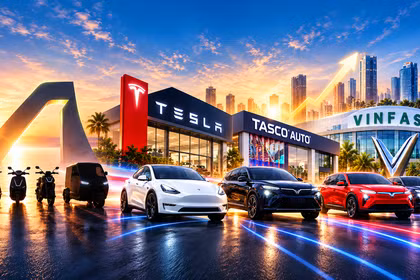 Thị trường xe điện Việt Nam nóng chưa từng có: Tesla, AVES và loạt "ông lớn" Trung Quốc nhập cuộc