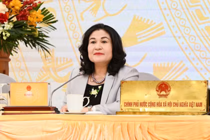 Thứ trưởng Bộ nội vụ Nguyễn Thị Hà. Ảnh: Q.An.