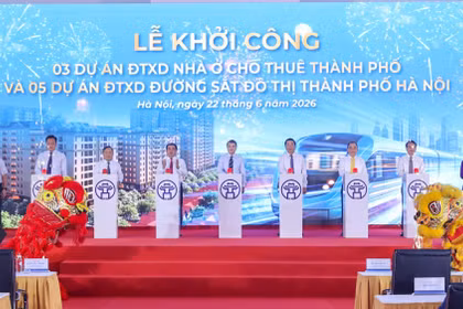 Hà Nội khởi công 5 tuyến metro hơn 1,3 triệu tỷ đồng và 3 dự án nhà ở cho thuê