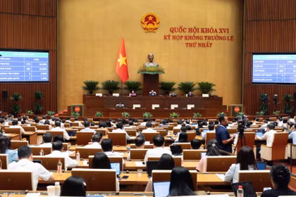 Vành đai 5 Vùng Thủ đô dài 349 km, vốn hơn 288.000 tỷ đồng. Ảnh: Quốc hội.