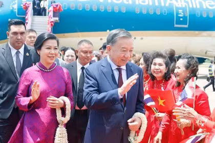 Tổng bí thư, Chủ tịch nước Tô Lâm thăm chính thức Thái Lan