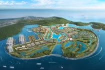 Phối cảnh dự án Khu Du lịch Quốc tế Đồi Rồng tại phường Vạn Hương, quận Đồ Sơn, TP Hải Phòng do Công ty Vạn Hương làm chủ đầu tư. Ảnh: Khu Du lịch Quốc tế Đồi Rồng.