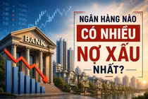 Ngân hàng nào "ôm" nhiều nợ xấu nhất?