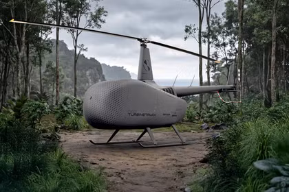 Hình đồ họa mẫu trực thăng R66 được trang bị hệ thống tự hành MATRIX của Sikorsky. Ảnh: IE.