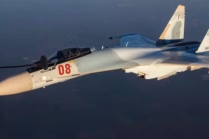 Máy bay chiến đấu Su-35 của Lực lượng Không quân Vũ trụ Nga. Ảnh: MW.