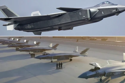 Máy bay chiến đấu J-20 của Không quân Quân Giải phóng Nhân dân Trung Quốc. Ảnh: MW.