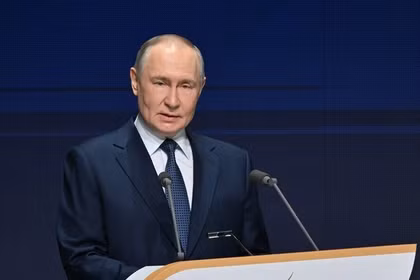 Tổng thống Nga Vladimir Putin phát biểu tại Moscow, Nga ngày 21/4. Ảnh: Sputnik.