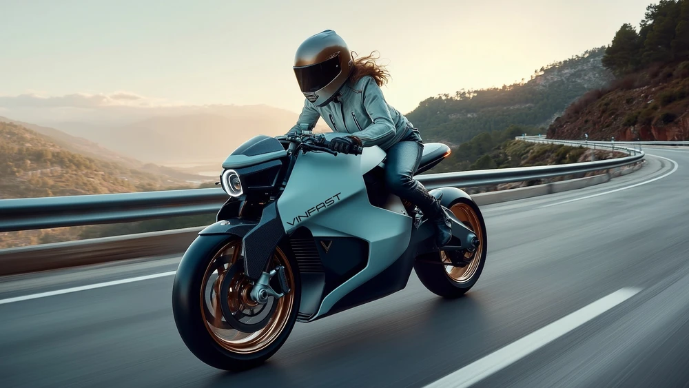 Hình ảnh xem trước của mẫu Sulad, thuộc phân khúc sportbike. Ảnh: VinFast.