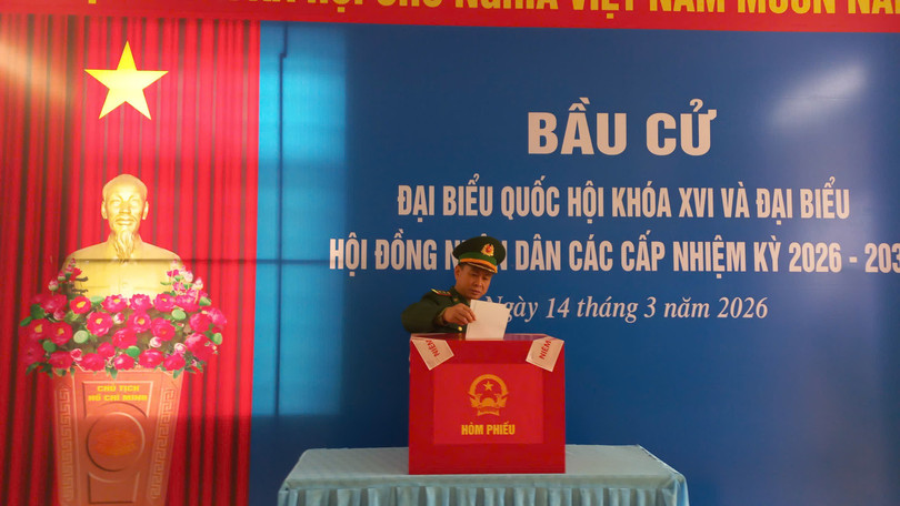 Những lá phiếu sớm của cử tri Đặc khu Bạch Long Vĩ