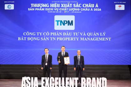 TNPM được vinh danh với Cúp Vàng Dịch vụ Chất lượng Châu Á - Thái Bình Dương 2026