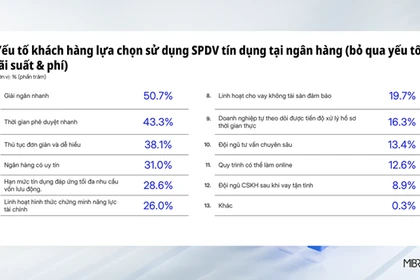 MB nhanh nhất thị trường về tốc độ cho vay doanh nghiệp nhỏ theo MIBRAND Việt Nam 